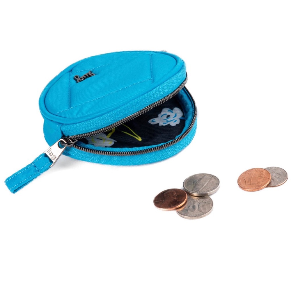 Lug Circle Coin Zip Pouch Clip NWT - Picture 11 of 13